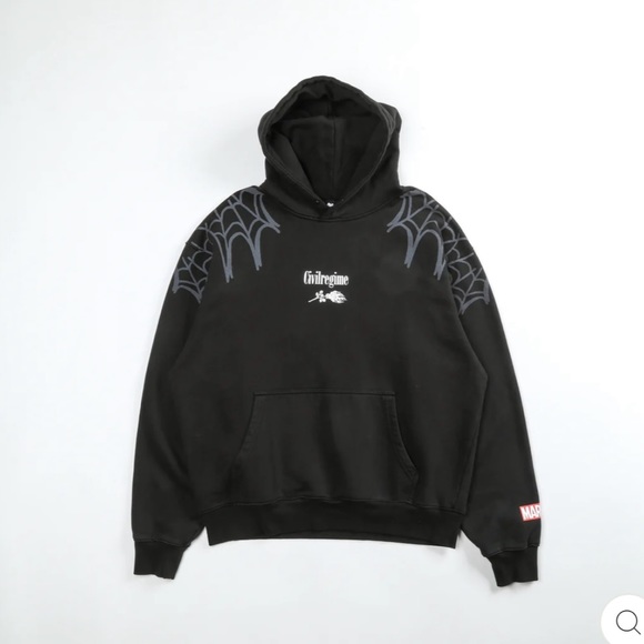 CIVIL REGIME X DARC SPORT X MARVELS SPIDERMAN VENOM HOODIE - Picture 3 of 7